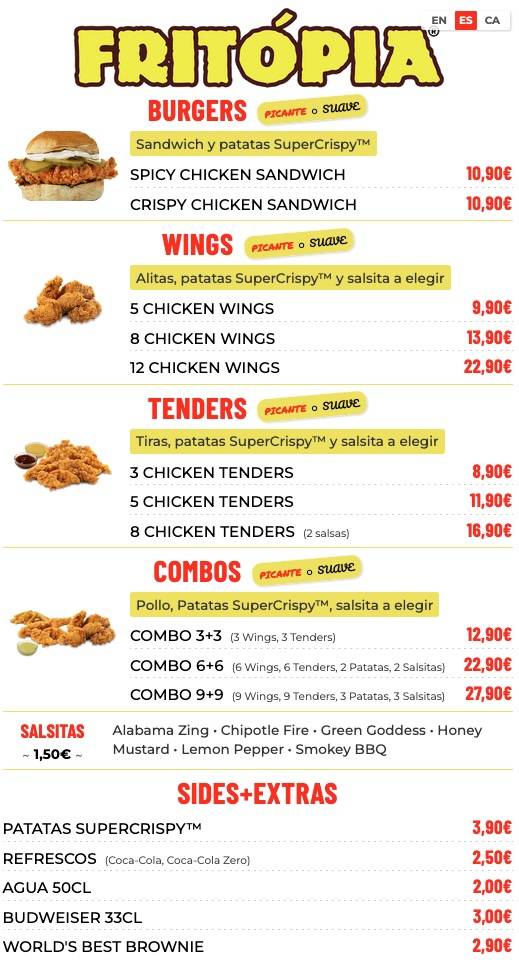 Pollo Buen Rollo меню