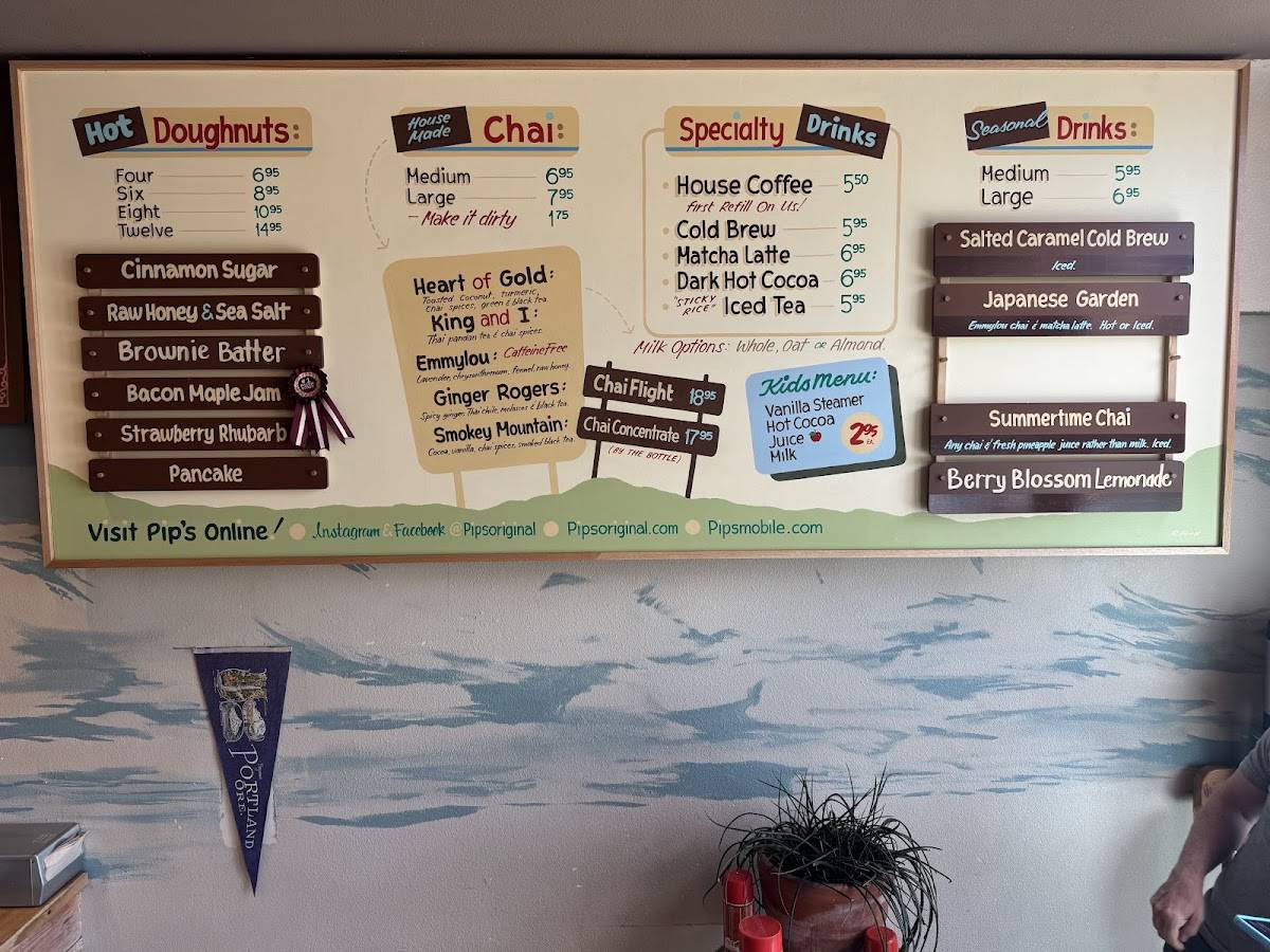 Pip's Original Doughnuts & Chai меню