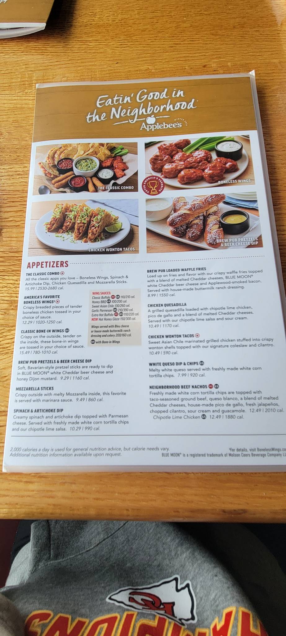 Applebee's Grill + Bar меню