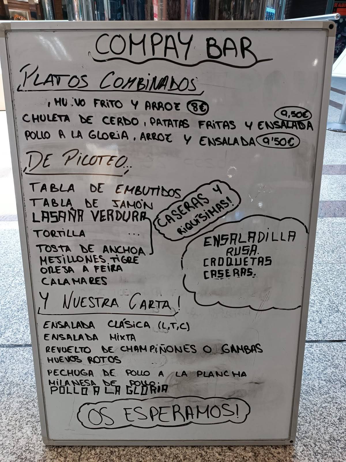 Compay Bar меню