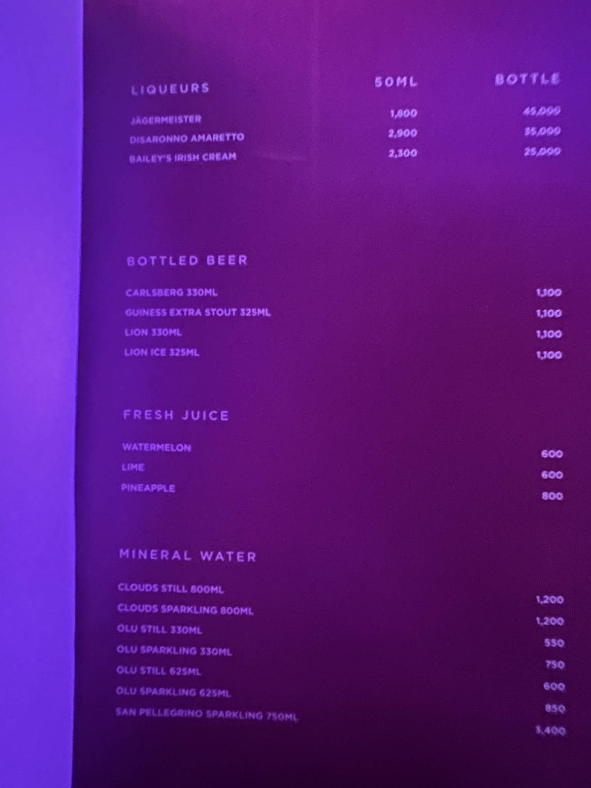 FLUX Bar меню