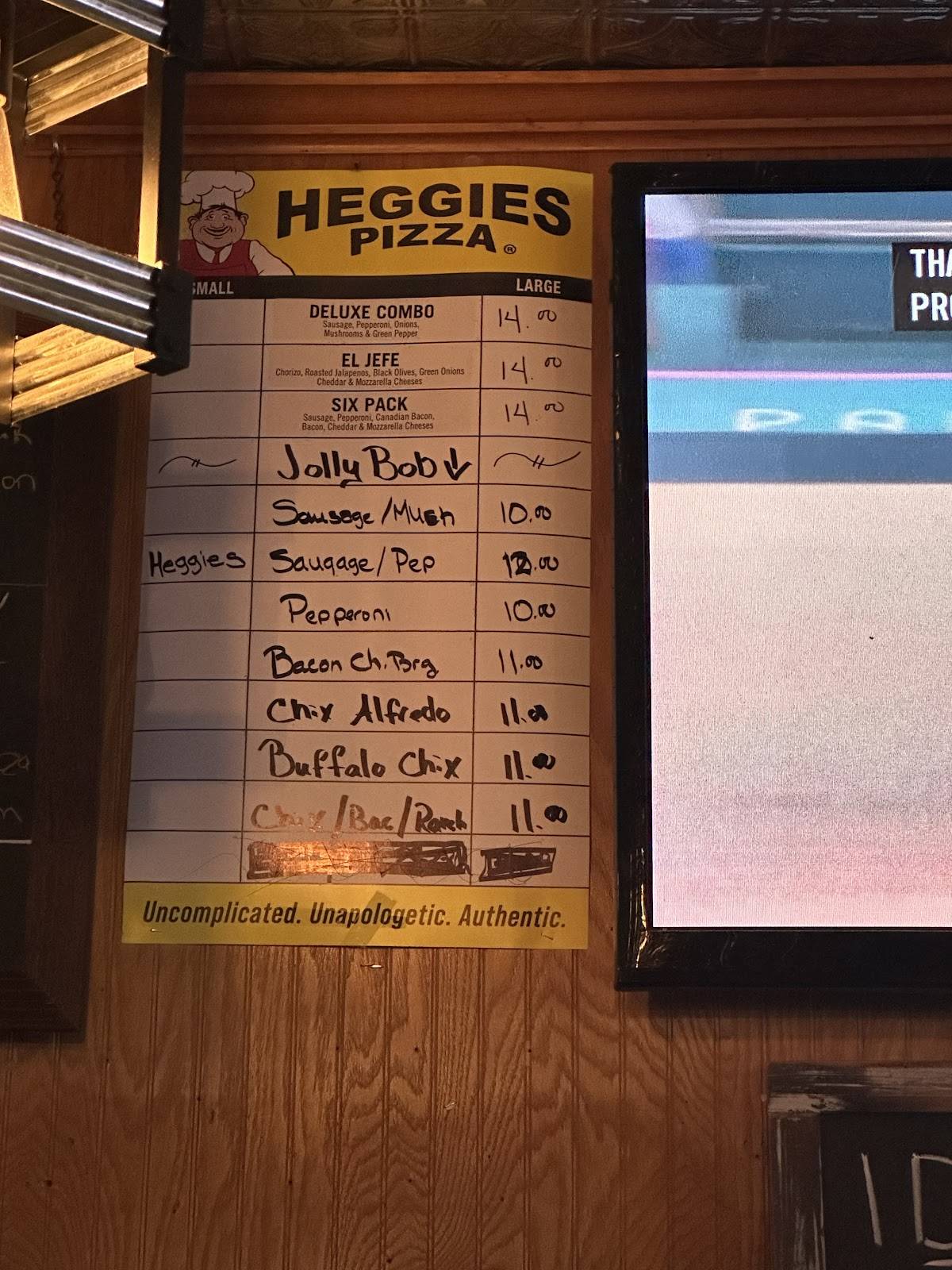 Hide-A-Way Tavern меню