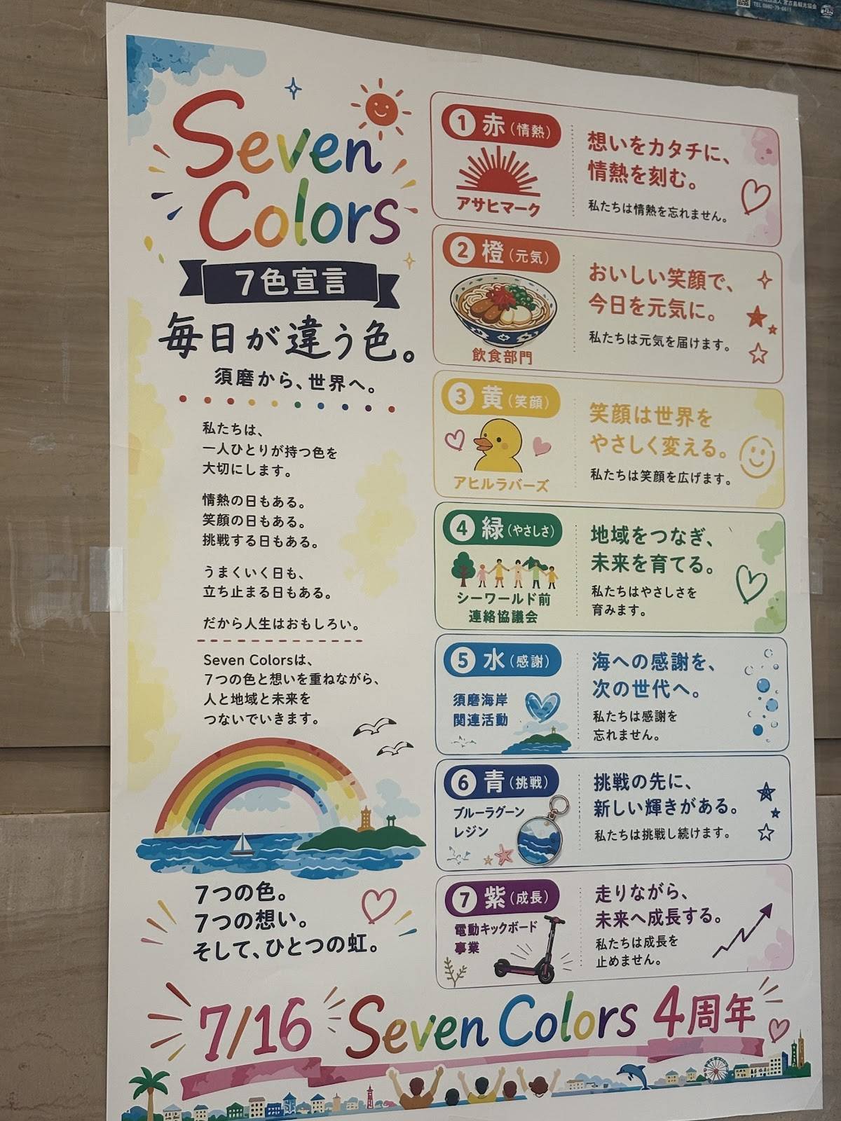 Seven Colors меню