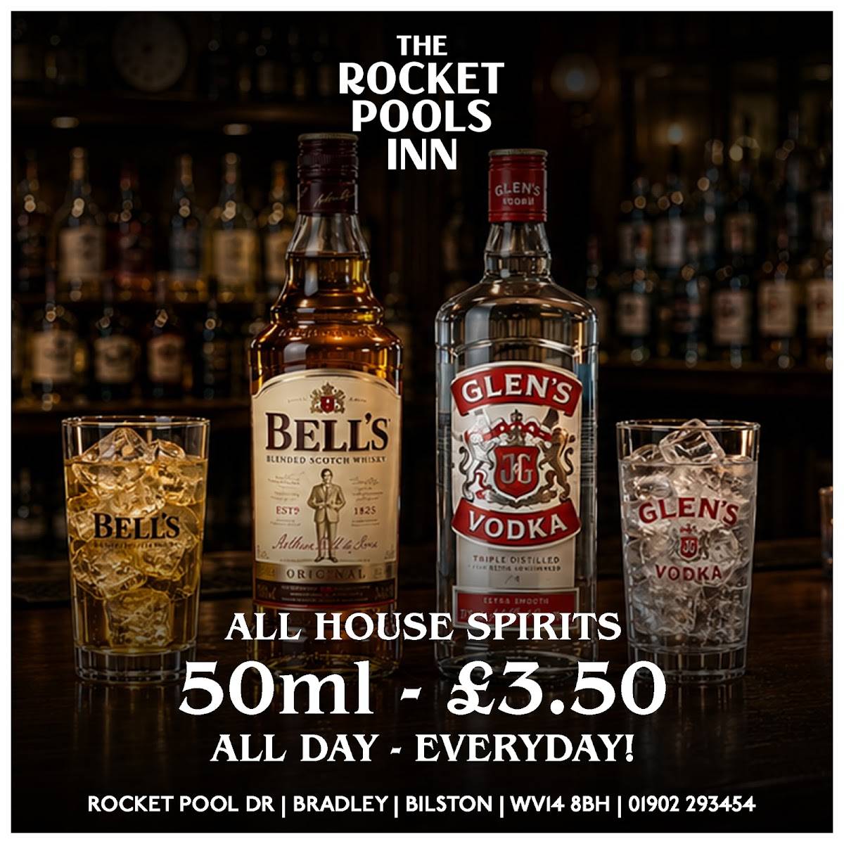 The Rocket Pools Inn меню