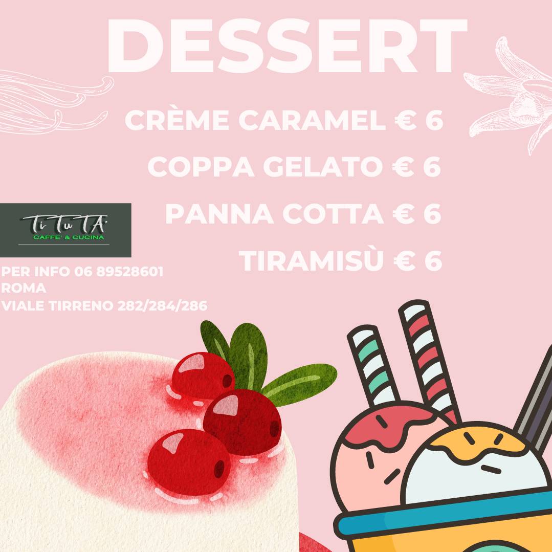 Titutà меню