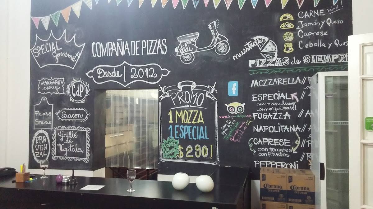 Compañía de Pizzas меню