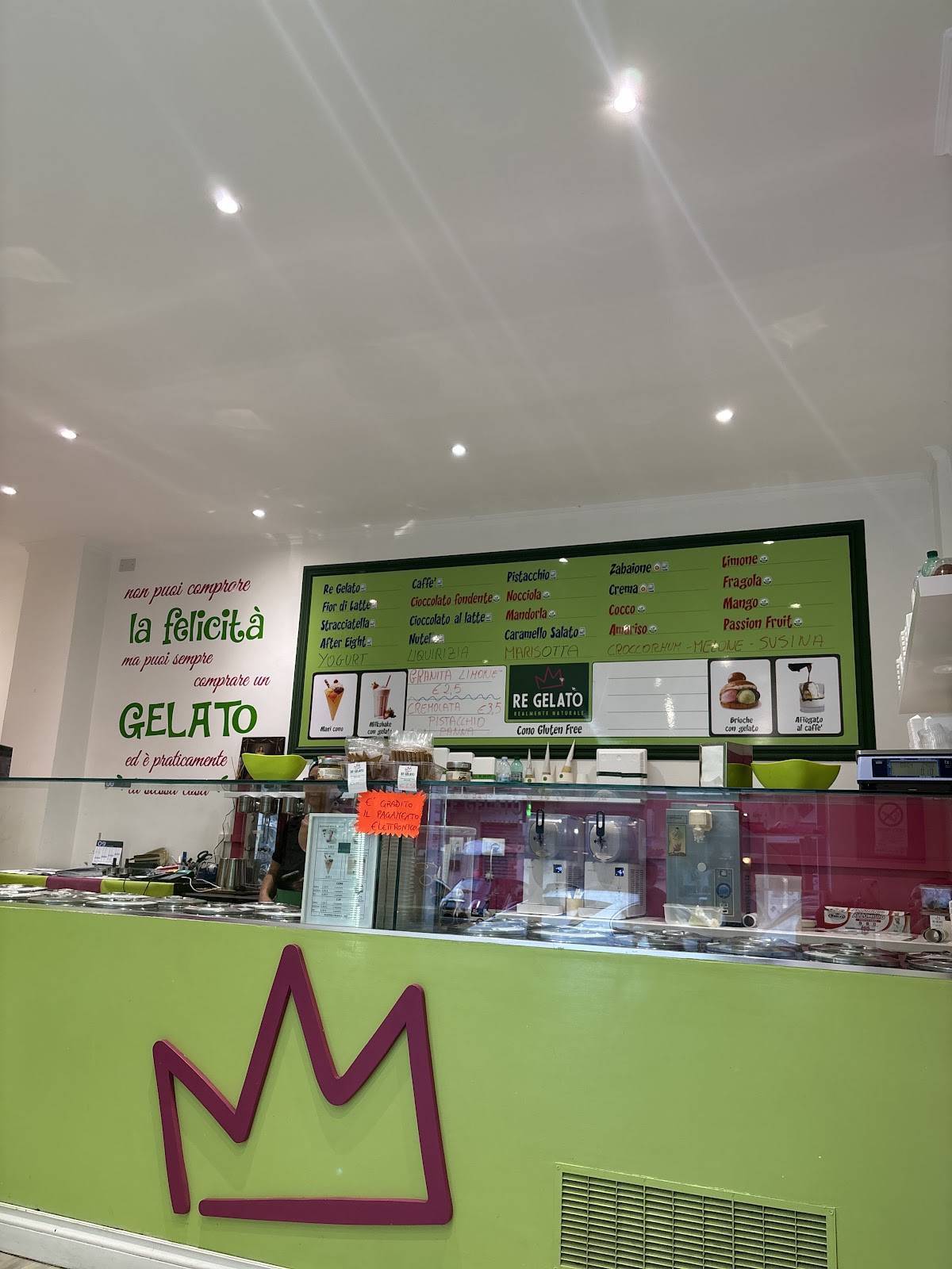 Re Gelato меню