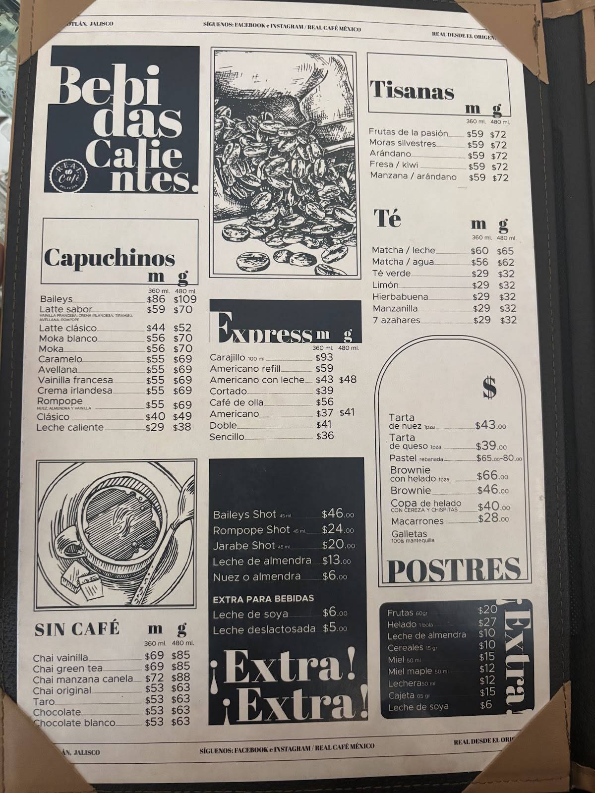 Real Café меню