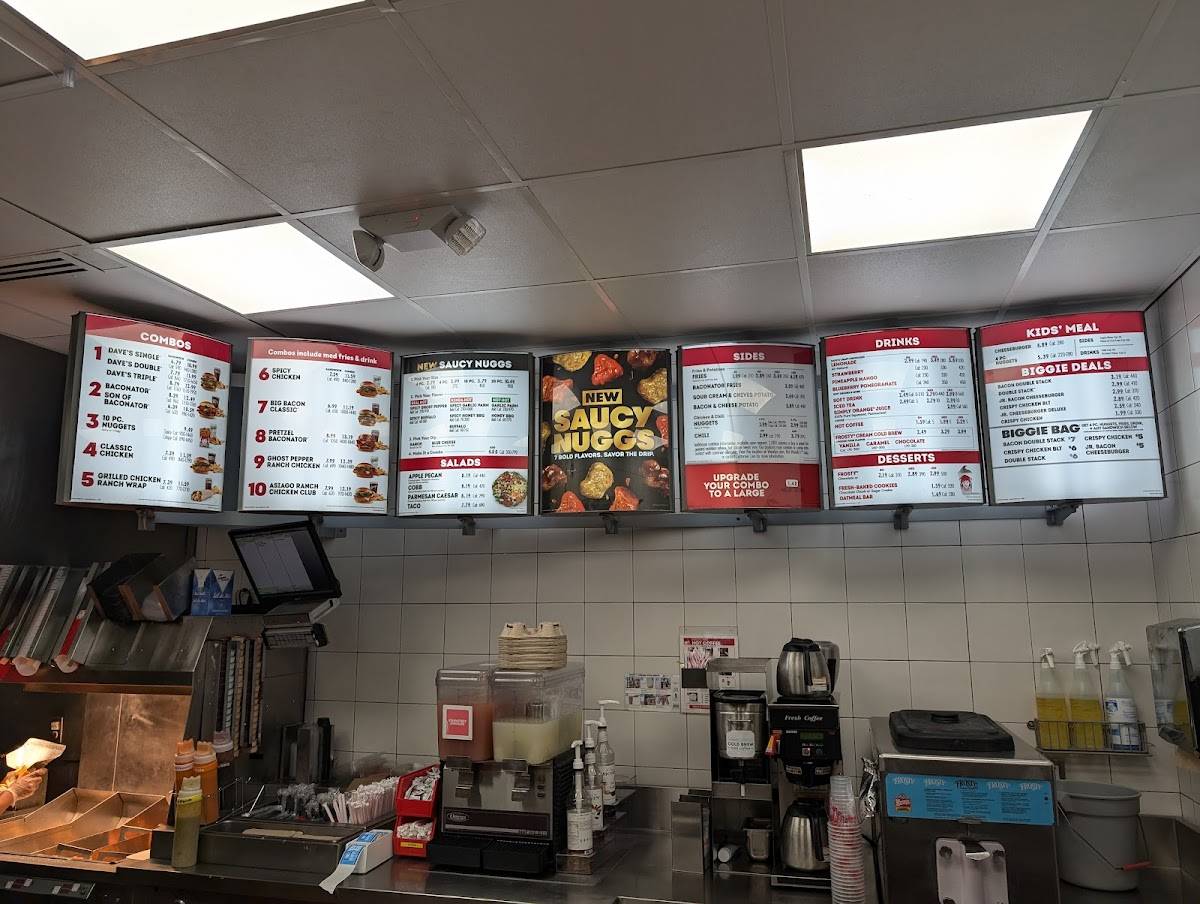 Wendy's меню
