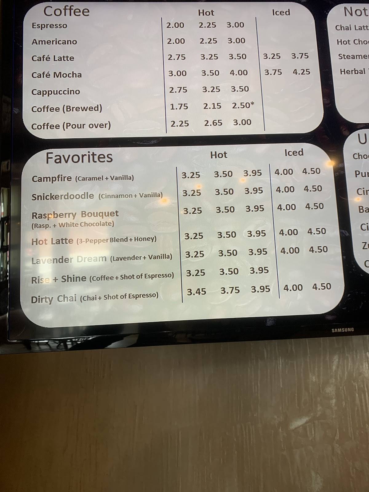 Refuah Coffee & Remedies меню