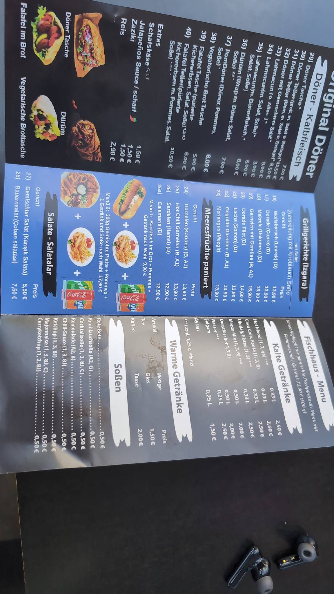 Repelener Fisch Haus меню