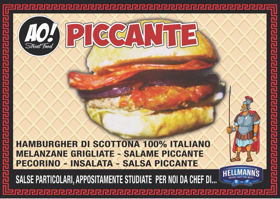 AO StreetFood Rome меню