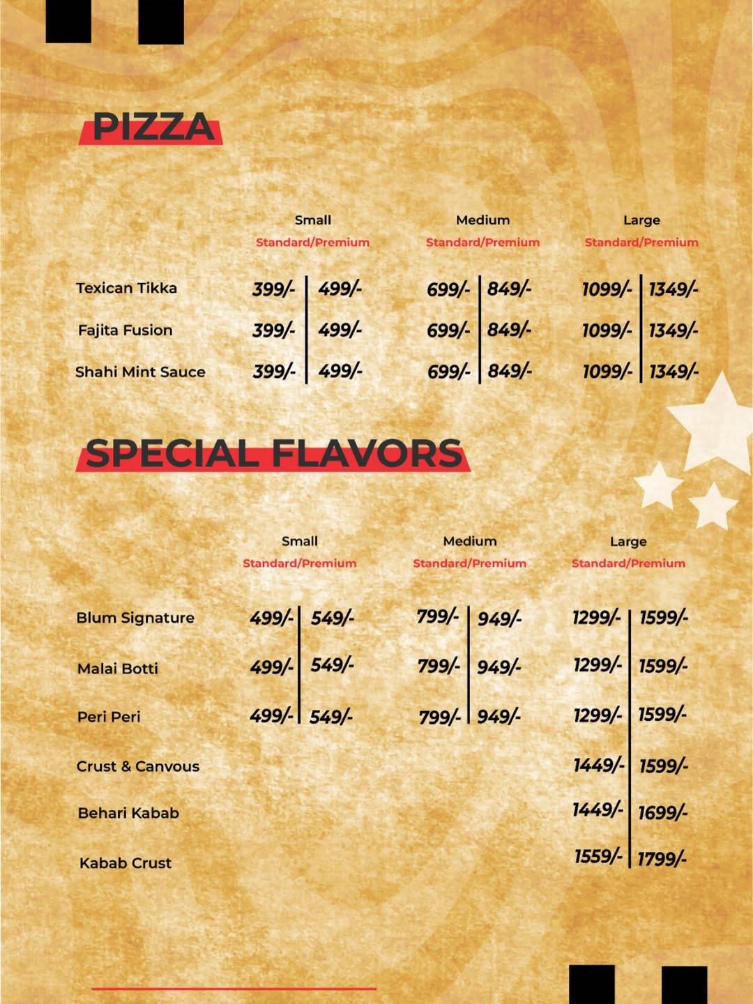 BLUM Restaurants меню