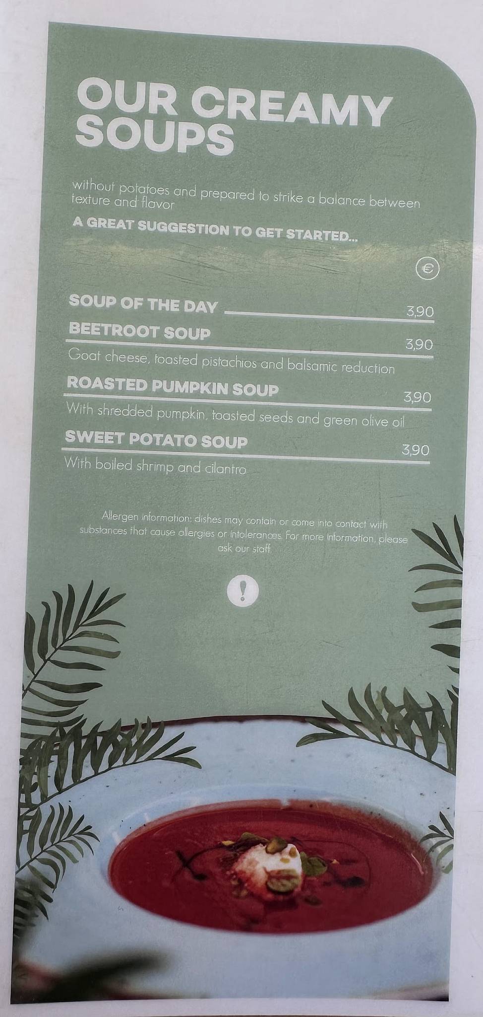Brunch in Rio меню
