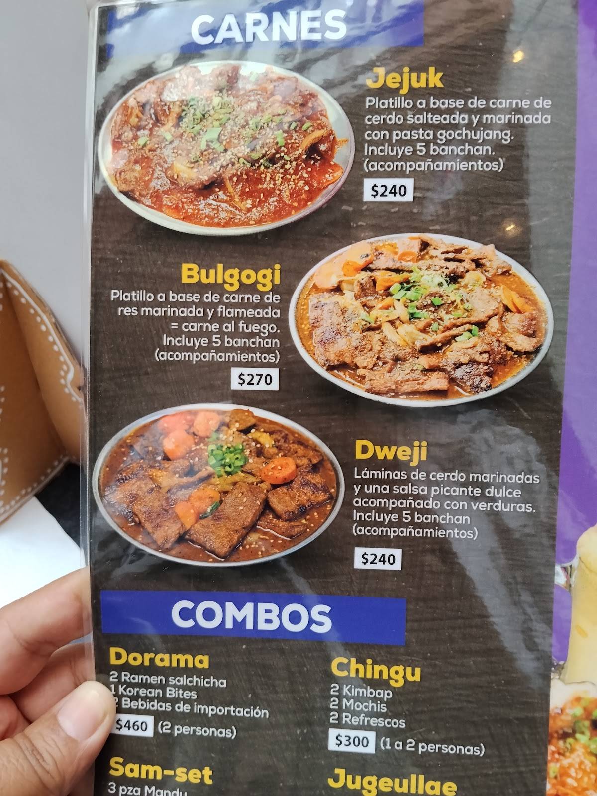 CHIMAEK меню