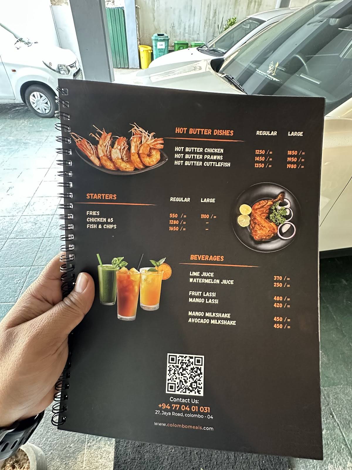 Colombo Meals меню