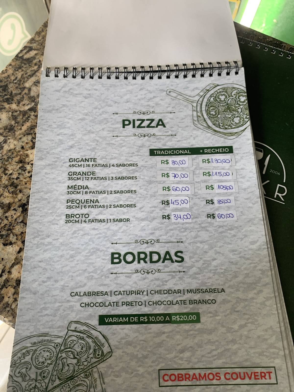 Deck Pizza меню