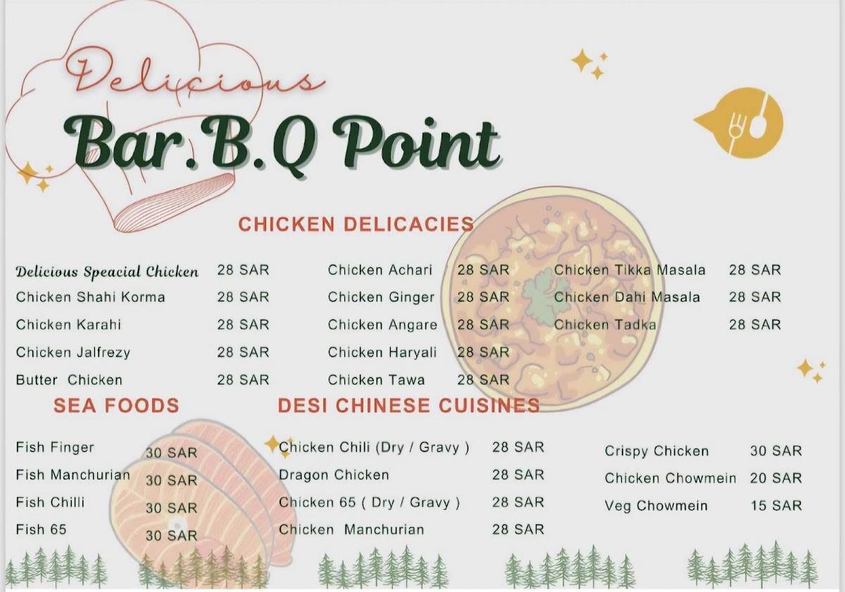 Delicious Bar.B.Q Point меню