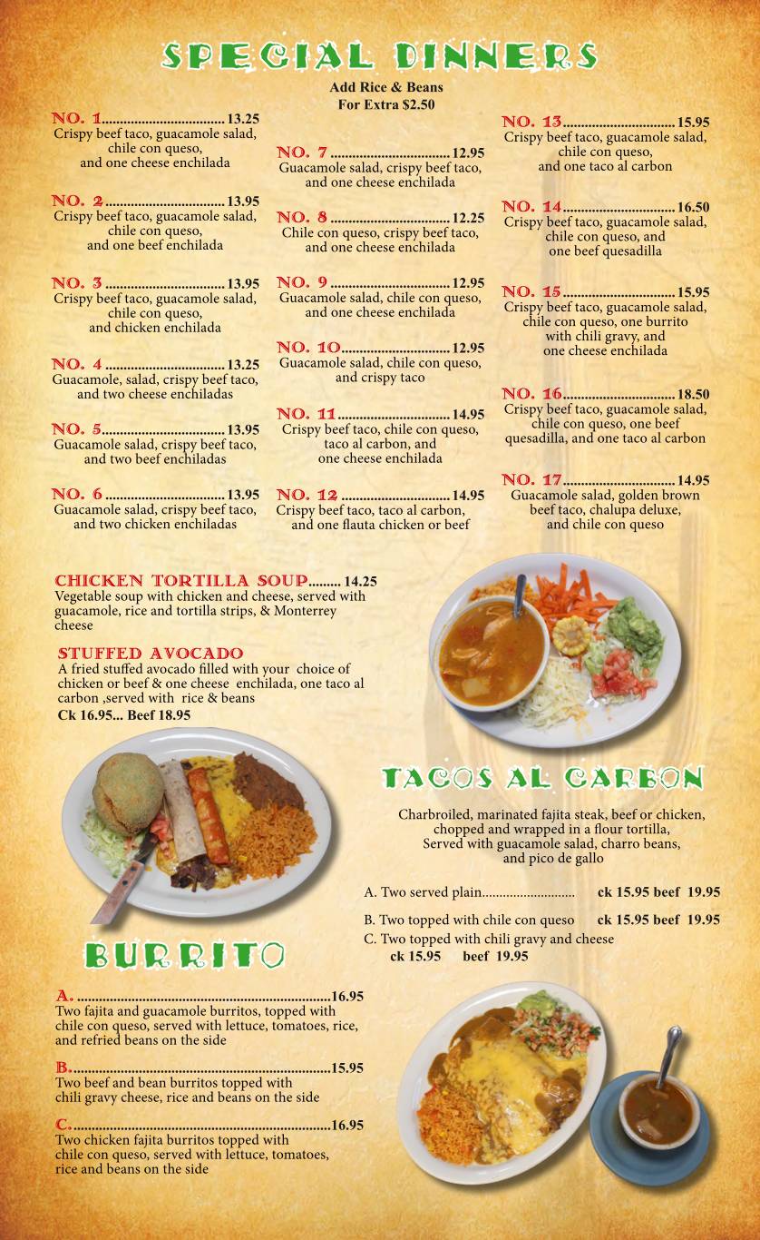 El Rincon меню