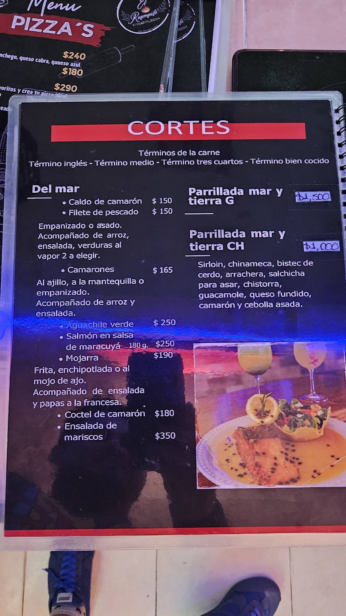 El Rinconcito Minatitleco меню