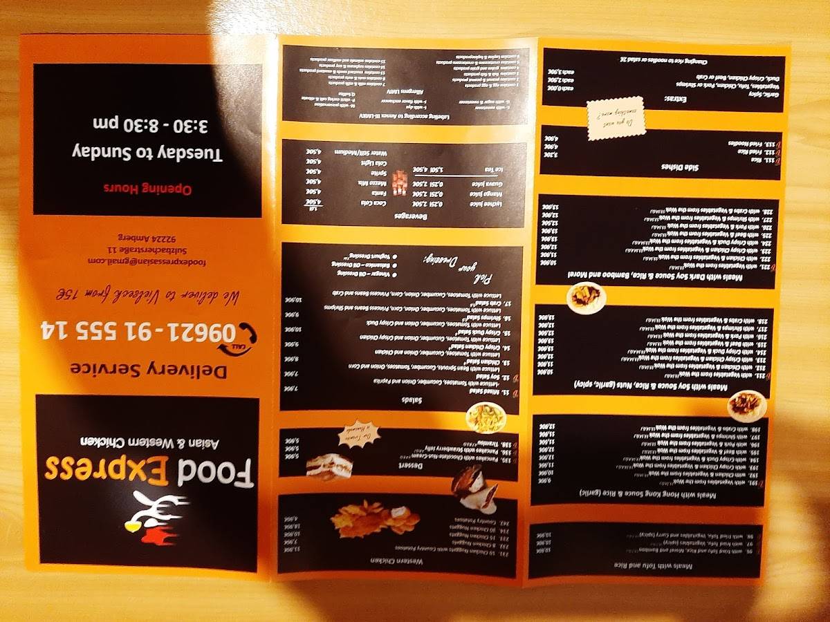 Asia Wok Amberg меню