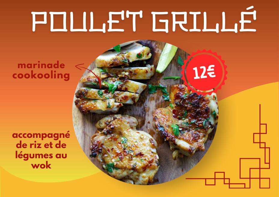 Food truck asiatique Cookooling меню