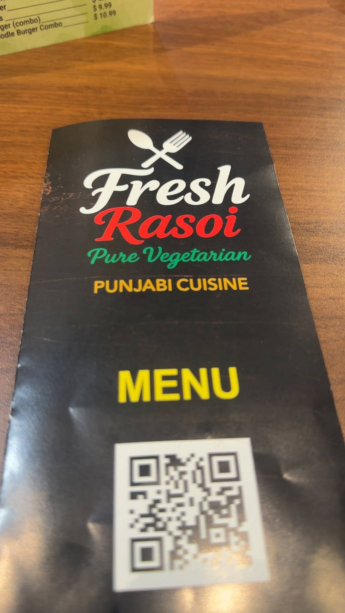 Fresh Rasoi меню