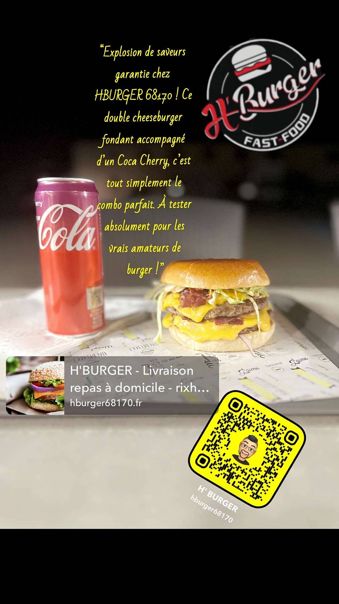 H'BURGER RIXHEIM 68170 меню