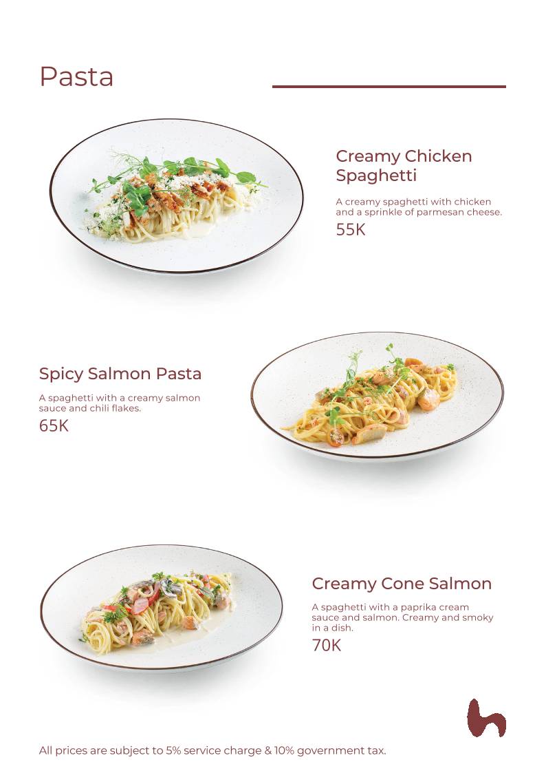 Hallaa меню