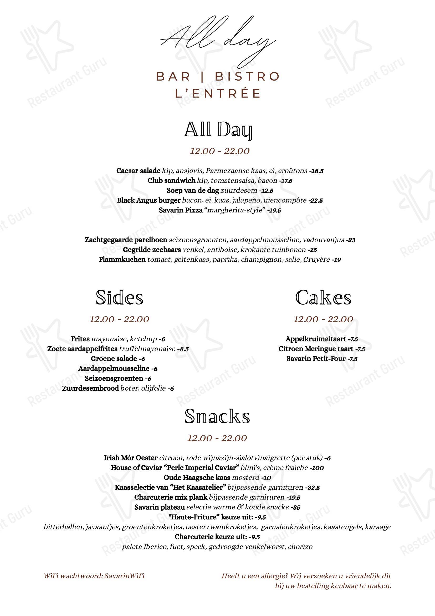 Детское ресторана Restaurant, Hotel & Spa Savarin