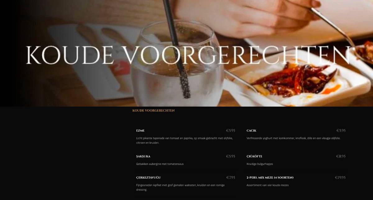 IQRAM Restaurant меню