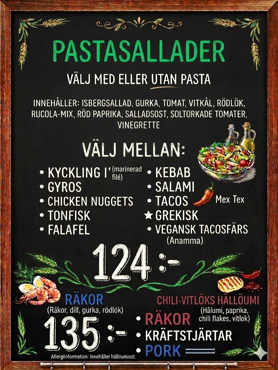 Kebabben På Larmgatan Ab меню
