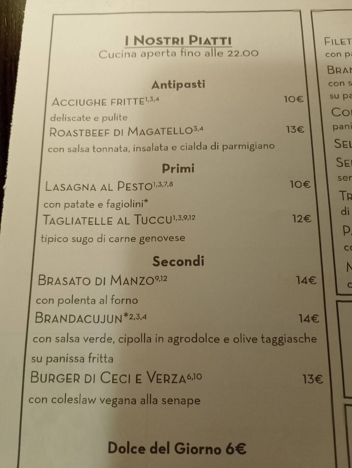 Les Rouges Cucina & Cocktails меню