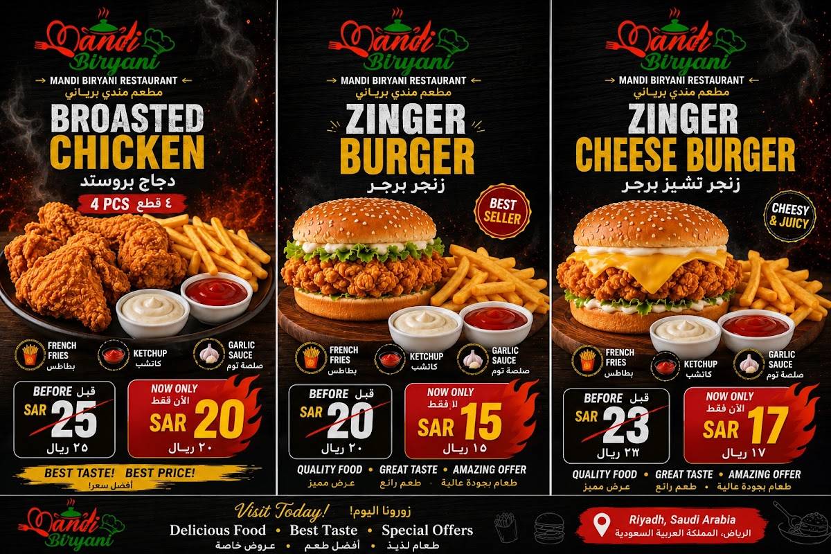 Mandi Biryani Restaurant меню