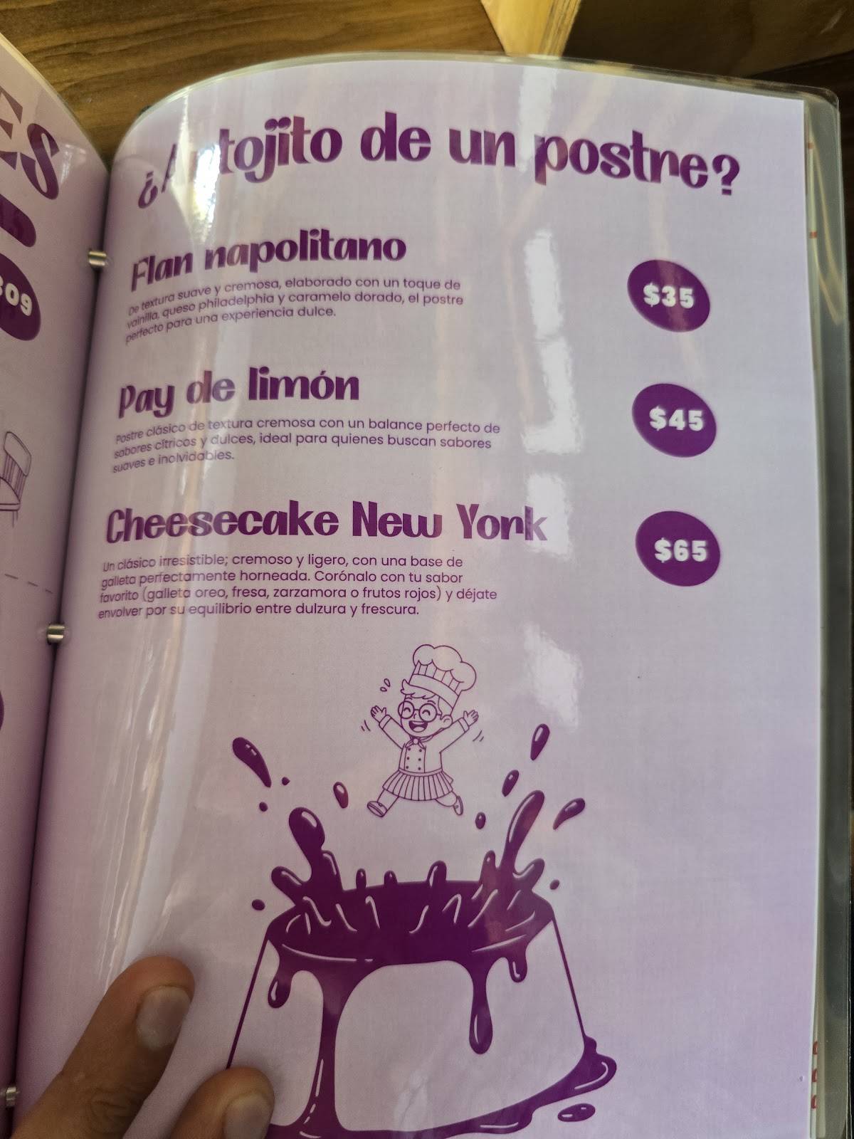 Pastes Roman меню
