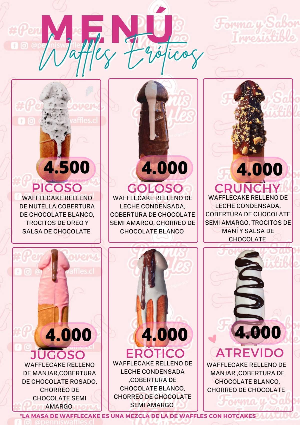 PennisWaffles меню