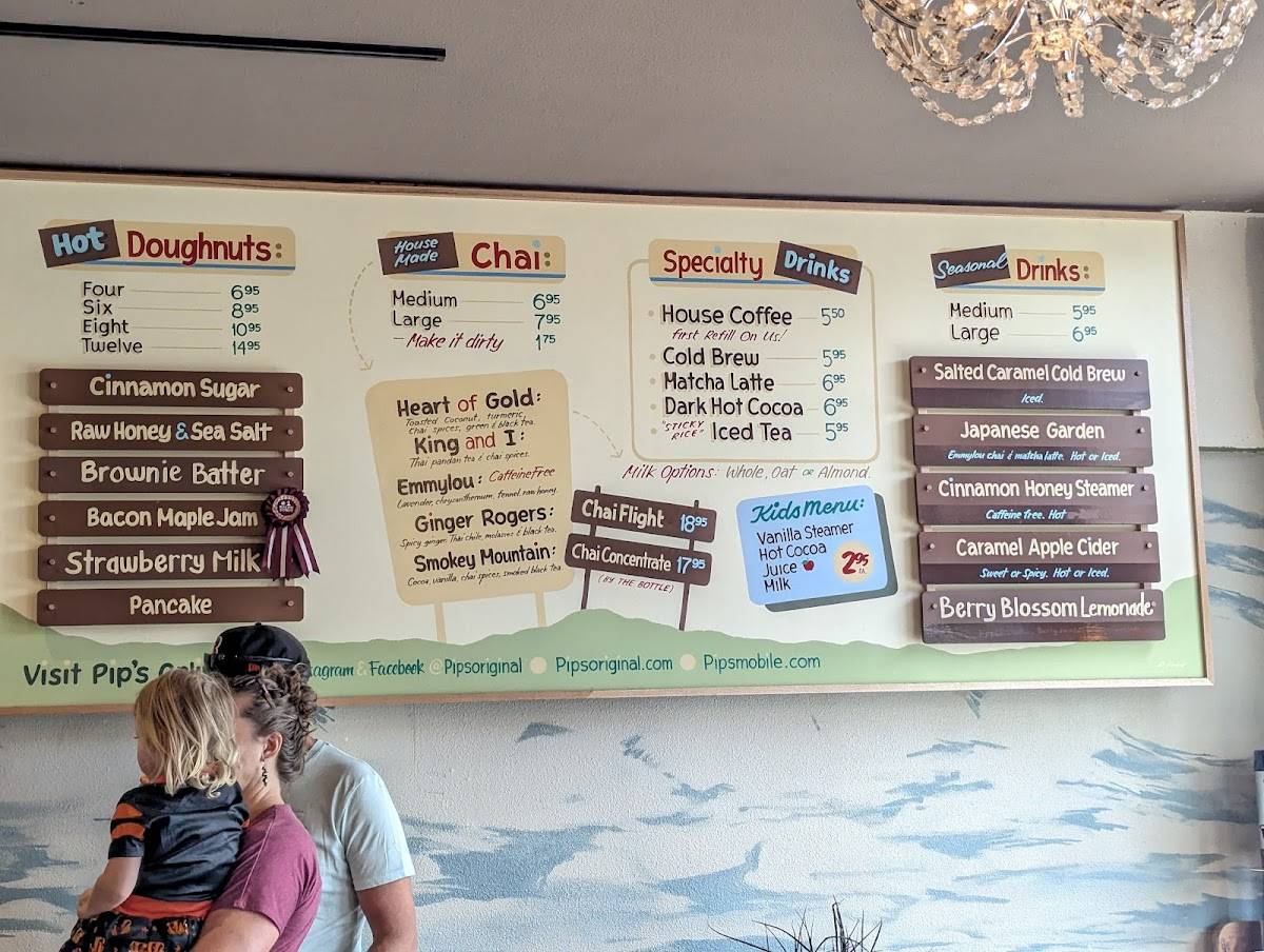 Pip's Original Doughnuts & Chai меню