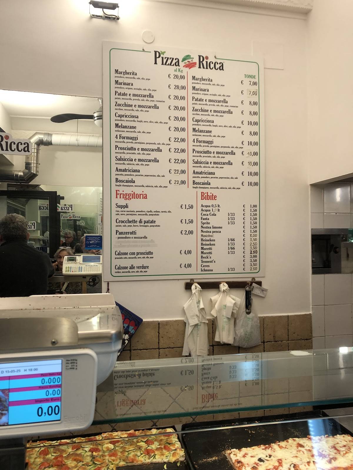 Pizza Ricca Roma меню