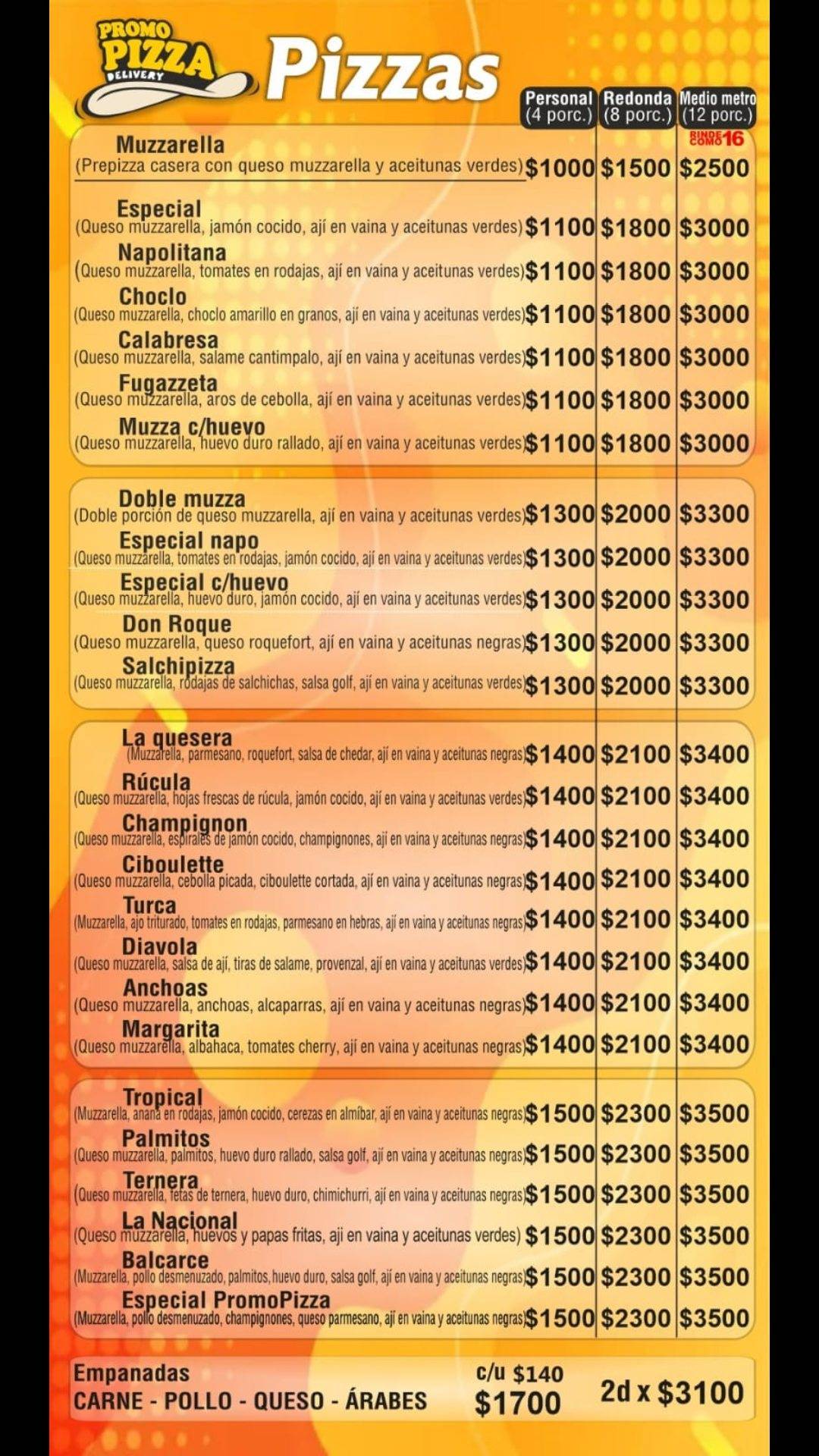 PromoPizza меню