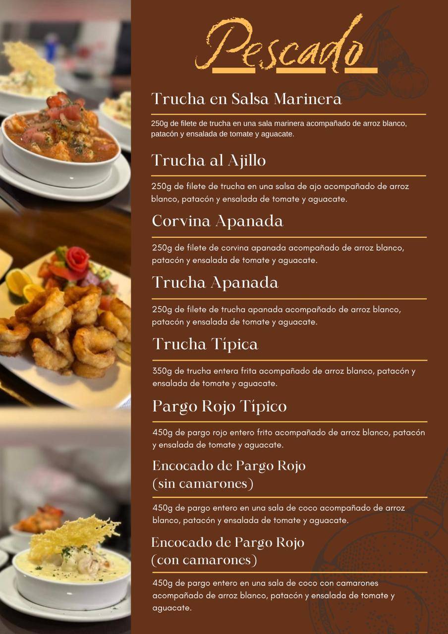 Restaurante Más Rico меню