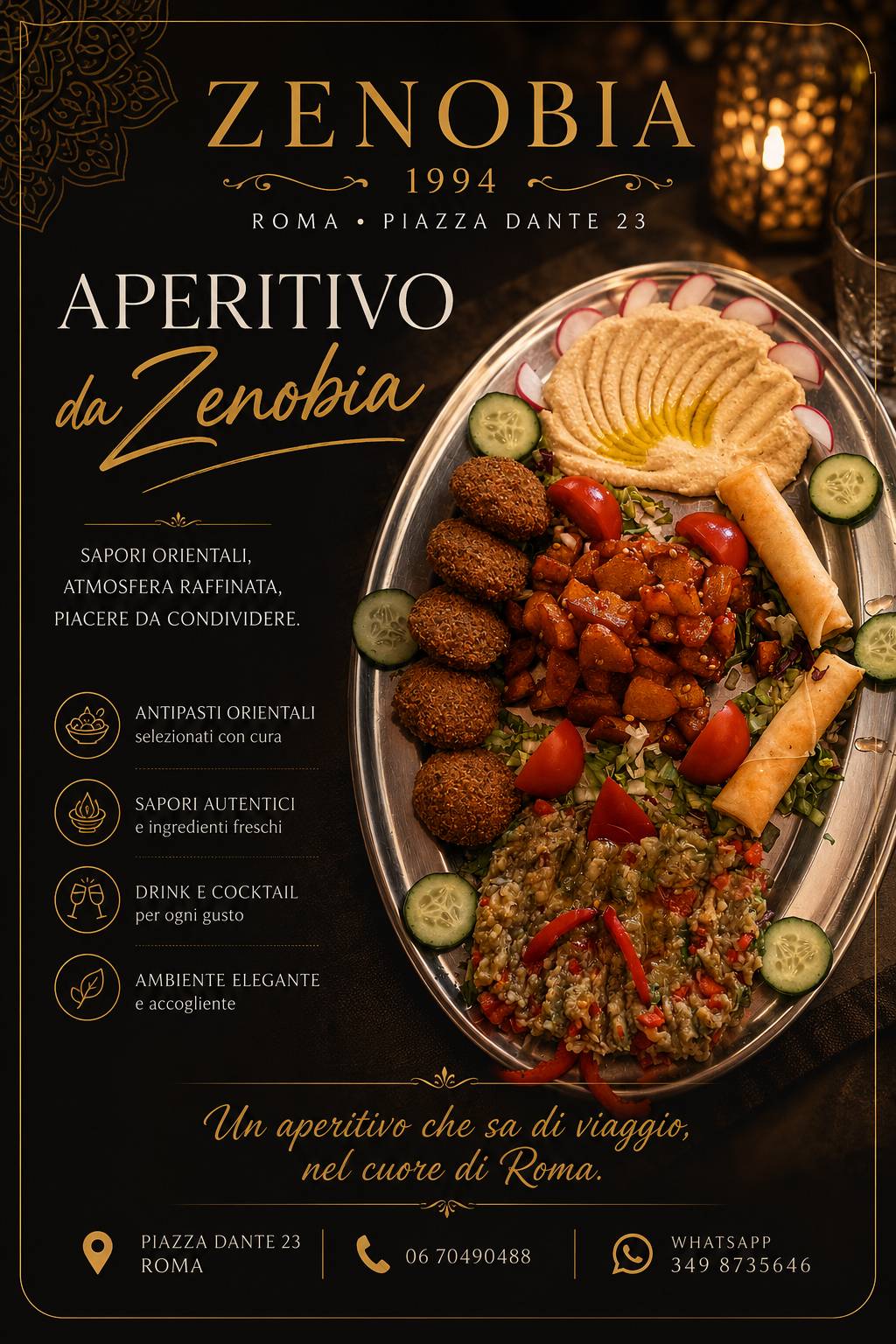 Ristorante Zenobia Roma dal 1995 меню