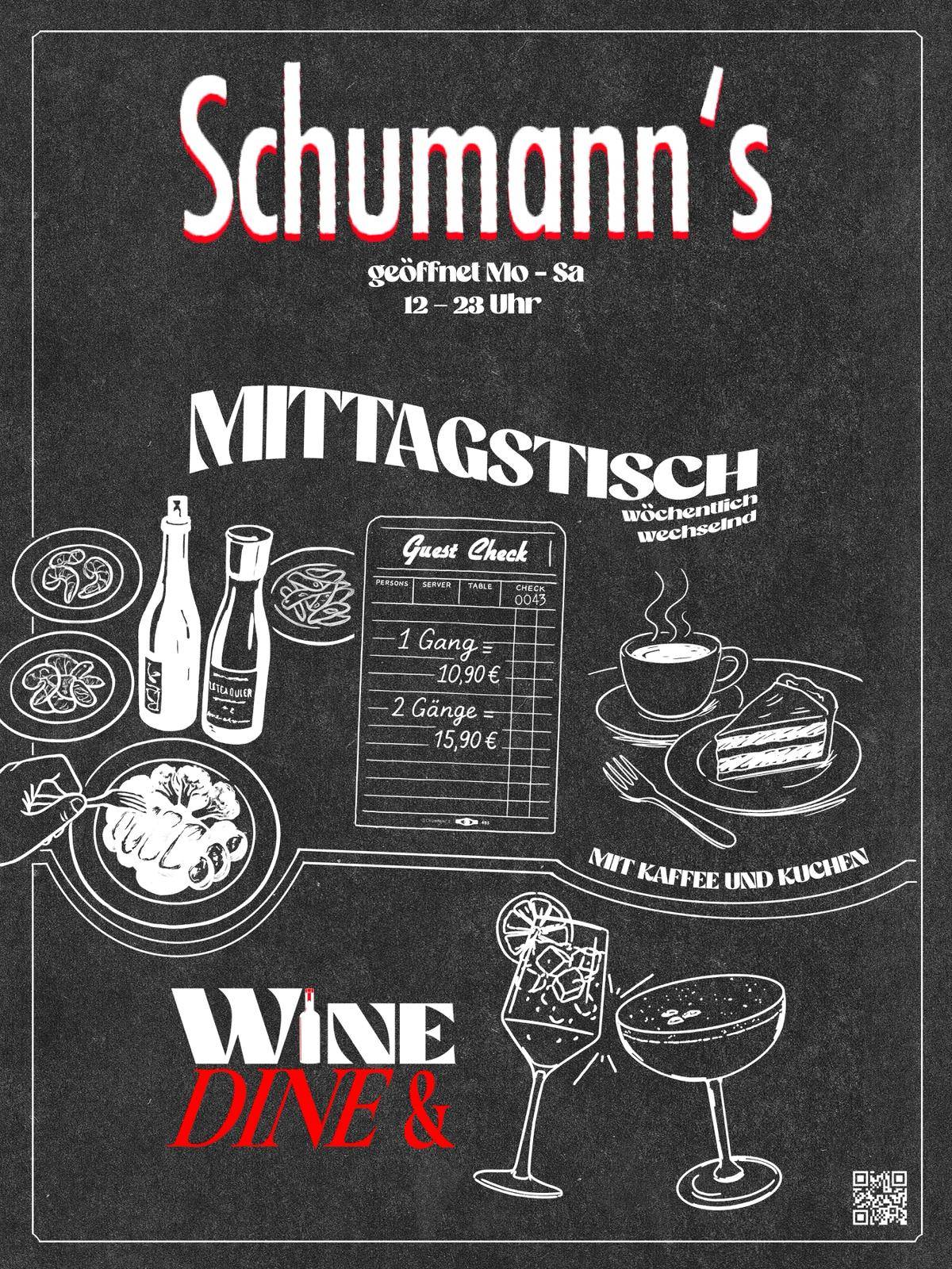 Schumann's меню