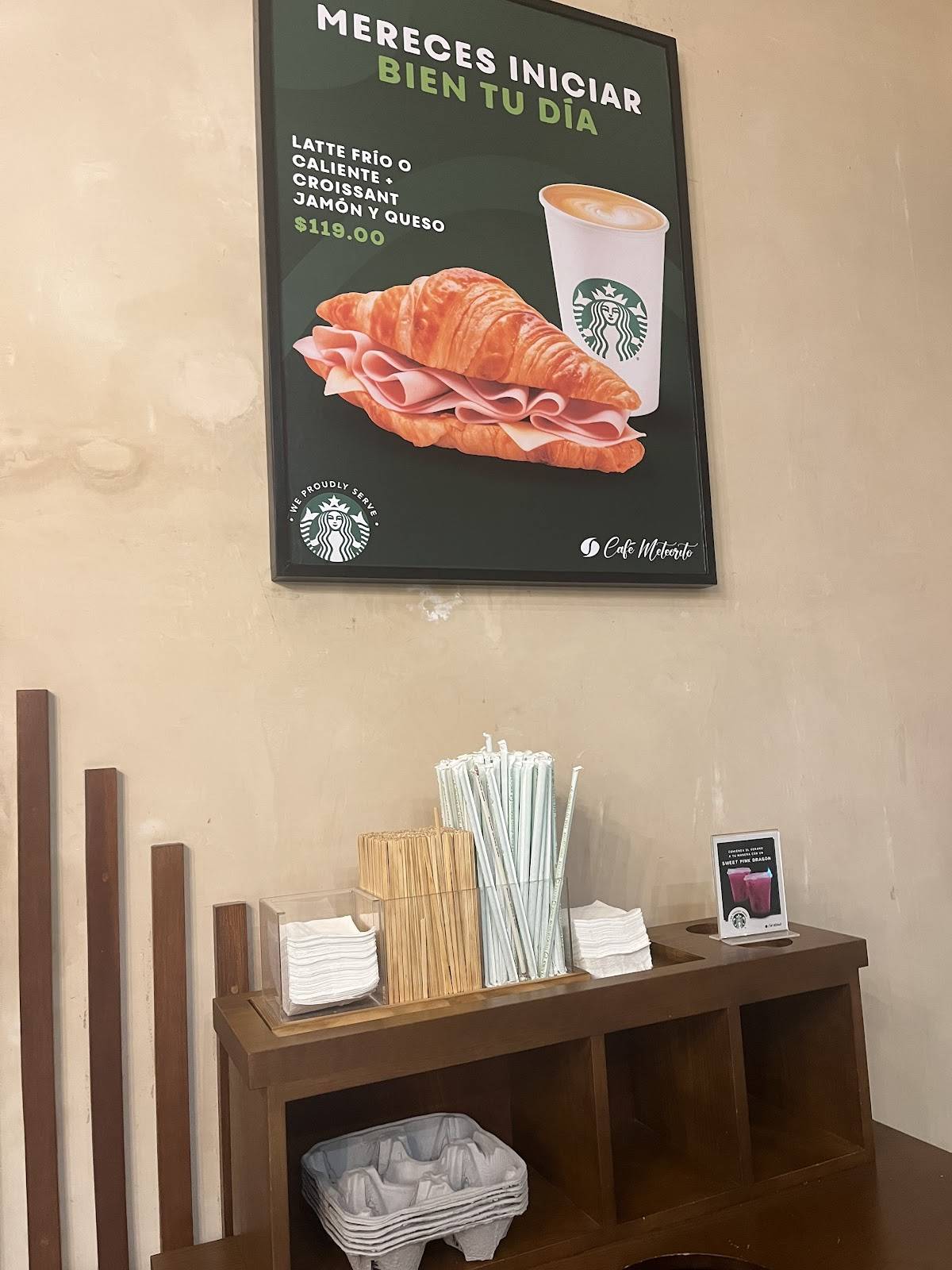 Coffee bar Meteorito - We Proudly Serve Starbucks меню