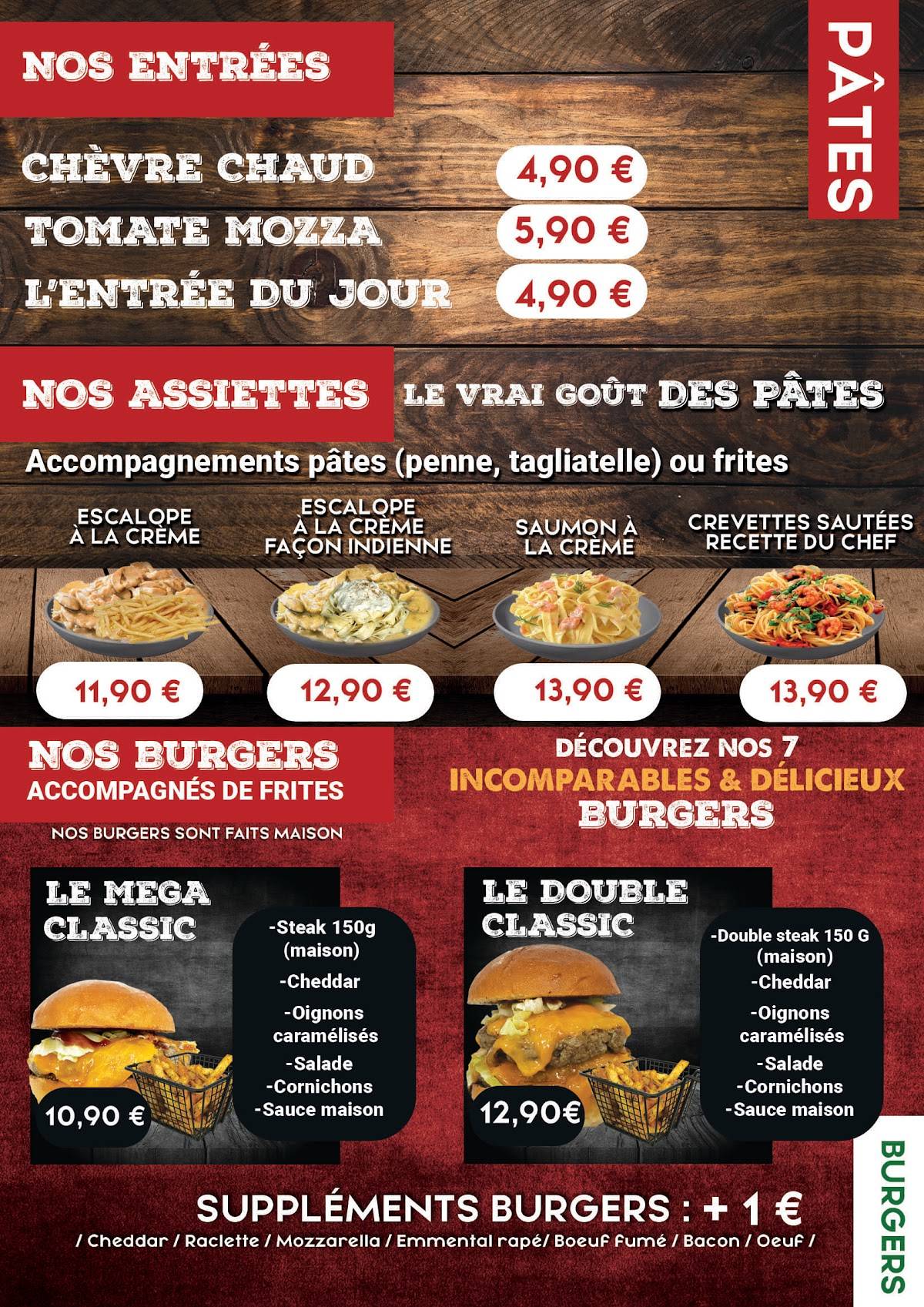 les 1001 nuits меню