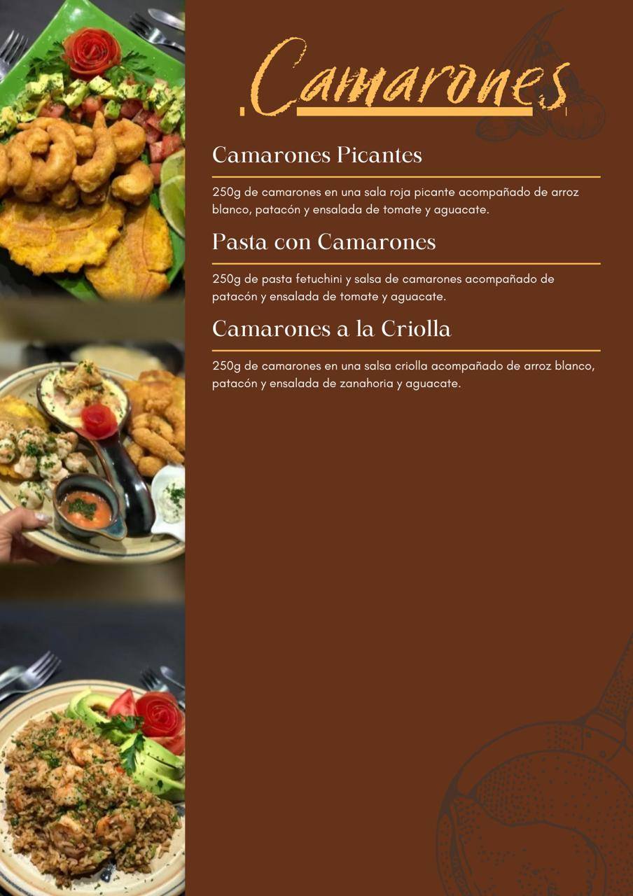 Restaurante Más Rico меню
