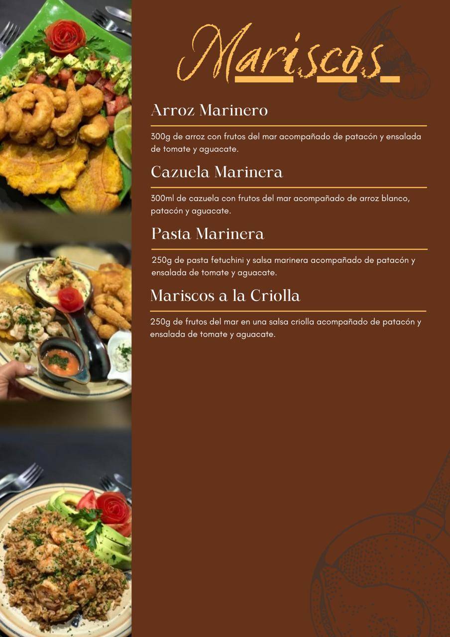 Restaurante Más Rico меню