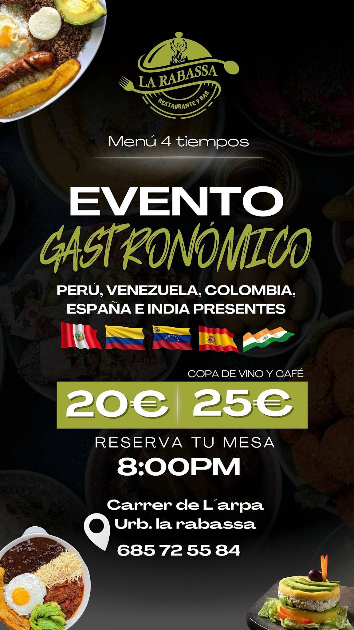 Restaurante la Rabassa меню