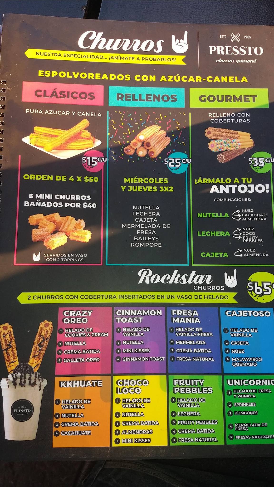 Rincón Romano меню