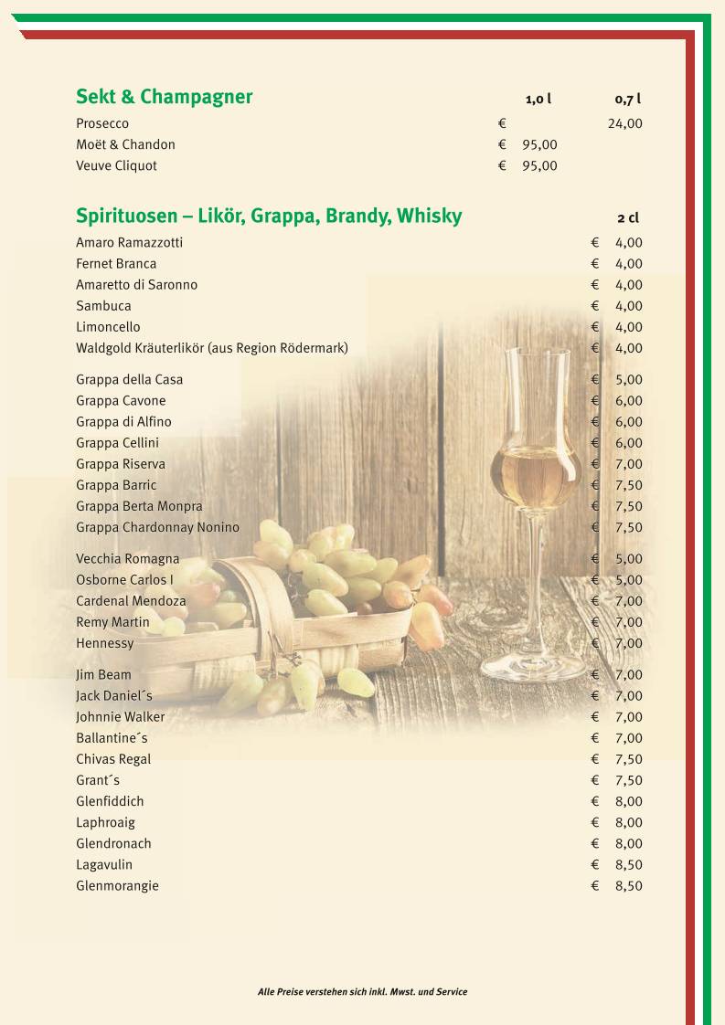 Ristorante Gargano меню