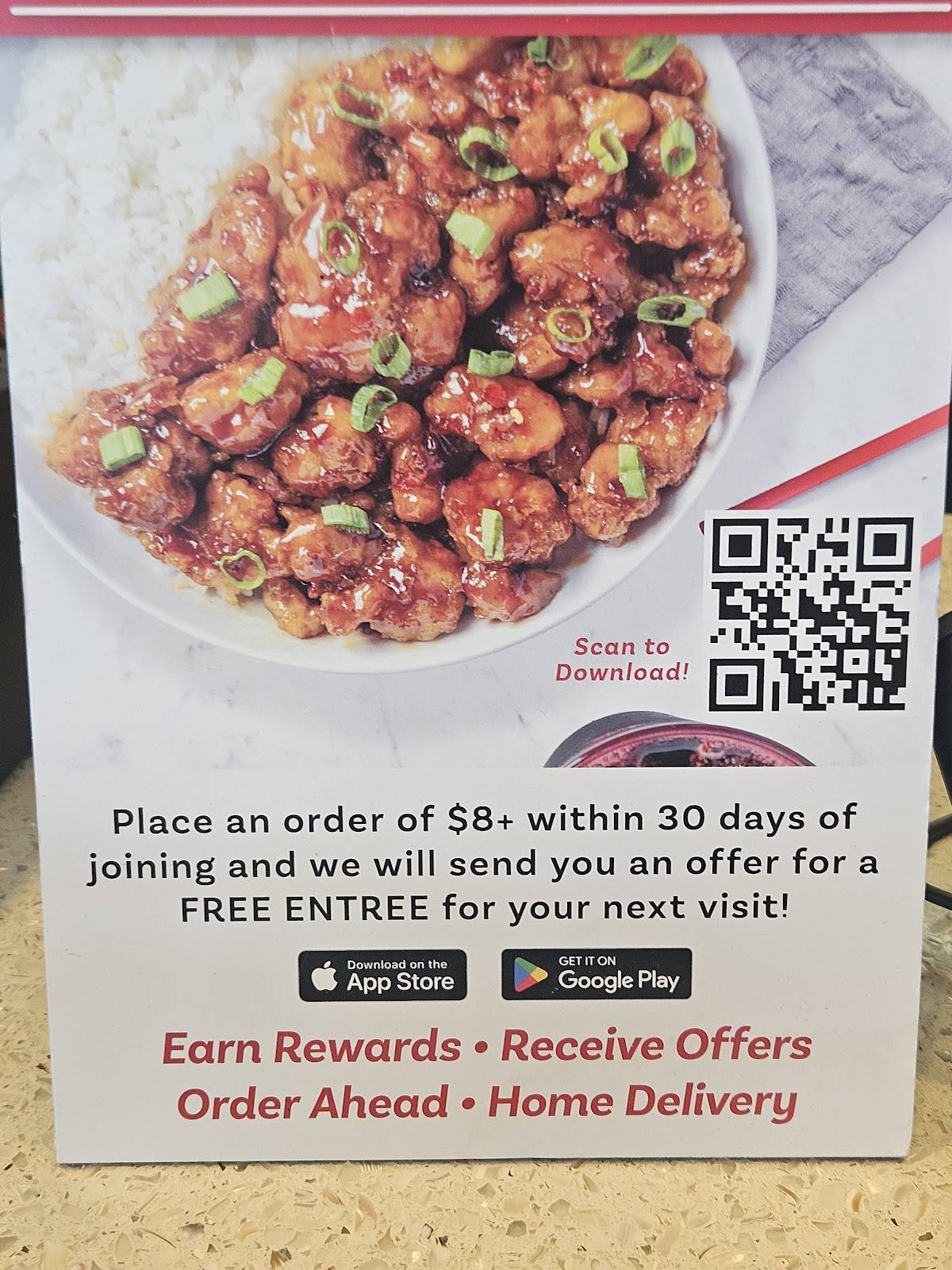 Pick Up Stix Fresh Asian Flavors меню